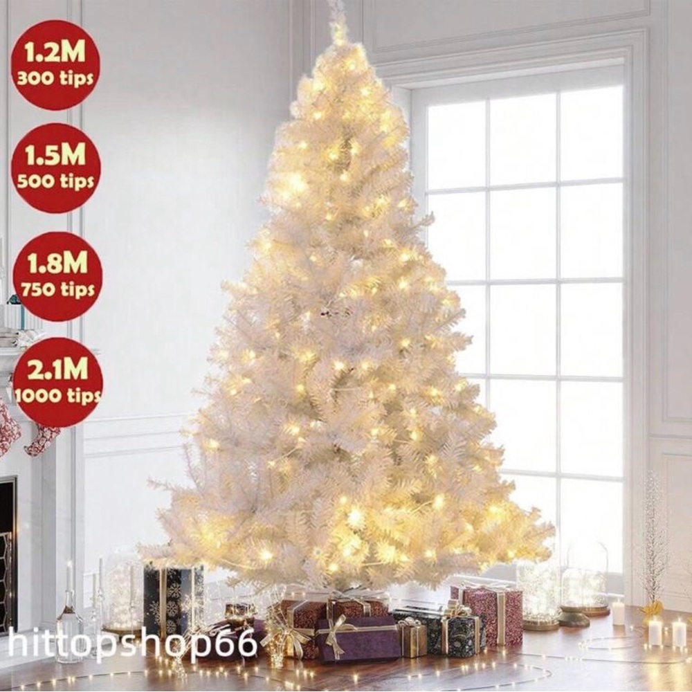 SHEIN Illuminated White Christmas Tree